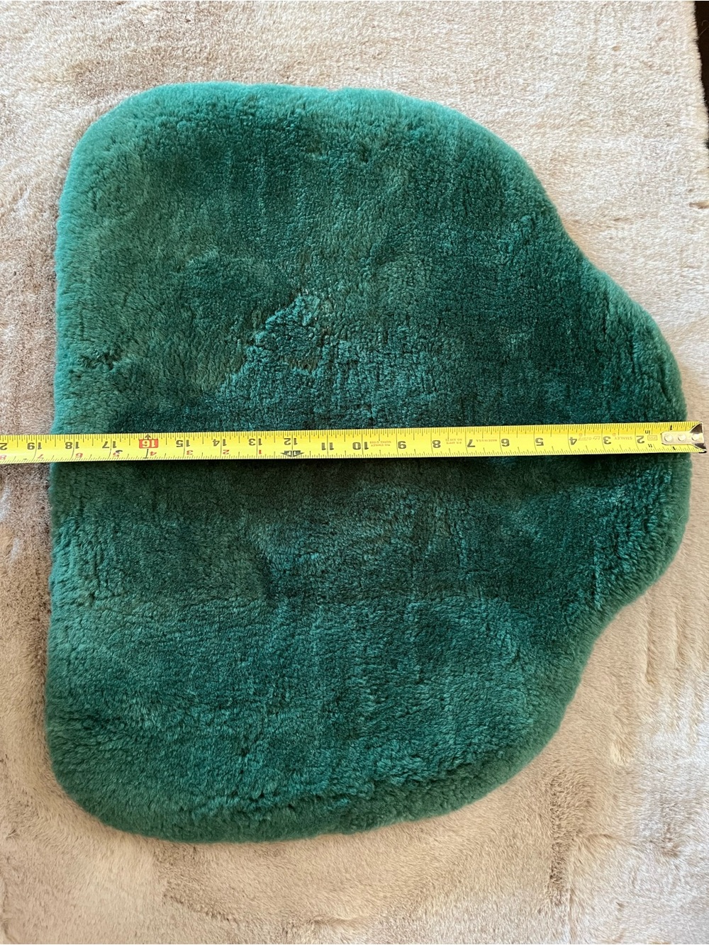 Australian Sheepskin Apparel Medical Wheelchair Mat Cushion Pad Green Wool - Picture 9 of 9